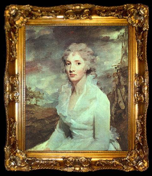 framed  Sir Henry Raeburn Miss Eleanor Urquhart, ta009-2